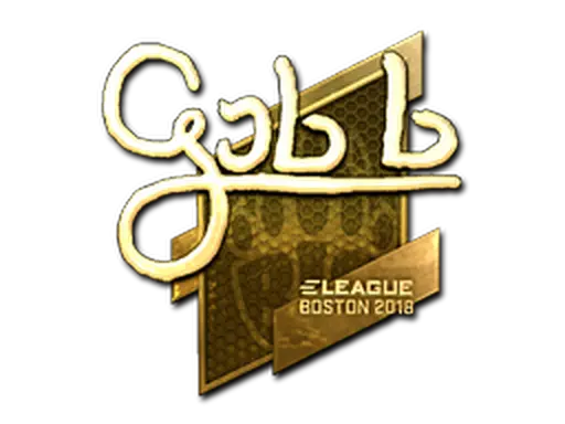 Sticker | gob b (Gold) | Boston 2018