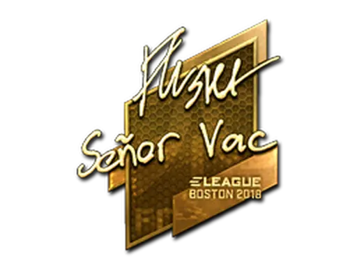 Sticker | flusha (Gold) | Boston 2018