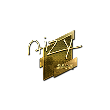 Sticker | aizy (Gold) | Boston 2018
