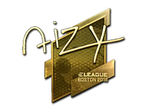 Sticker | aizy (Gold) | Boston 2018