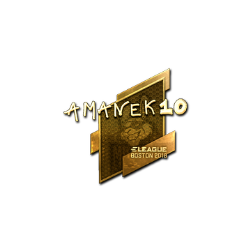 Sticker | AmaNEk (Gold) | Boston 2018