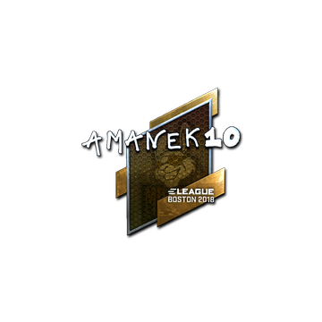 Sticker | AmaNEk (Foil) | Boston 2018