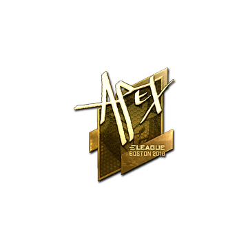 Sticker | apEX (Gold) | Boston 2018