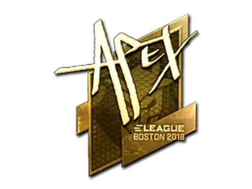 Sticker | apEX (Gold) | Boston 2018