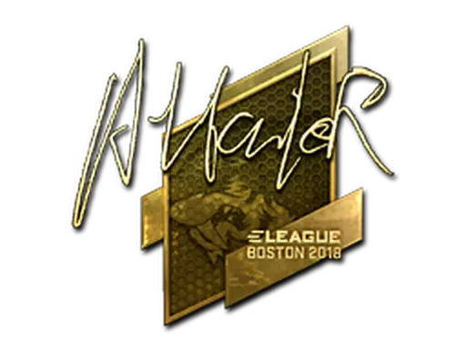 Sticker | Attacker (Gold) | Boston 2018