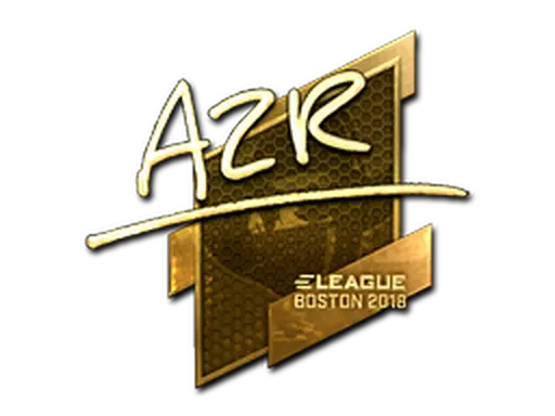 Sticker | AZR (Gold) | Boston 2018