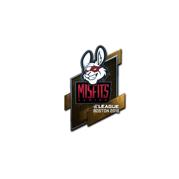 Sticker | Misfits Gaming (Foil) | Boston 2018
