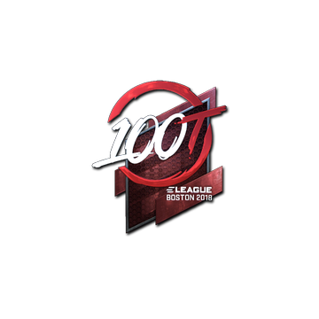 Sticker | 100 Thieves (Foil) | Boston 2018