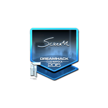 Sticker | ScreaM (Foil) | Cluj-Napoca 2015