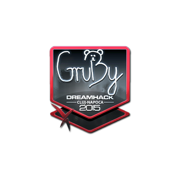 Sticker | GruBy (Foil) | Cluj-Napoca 2015