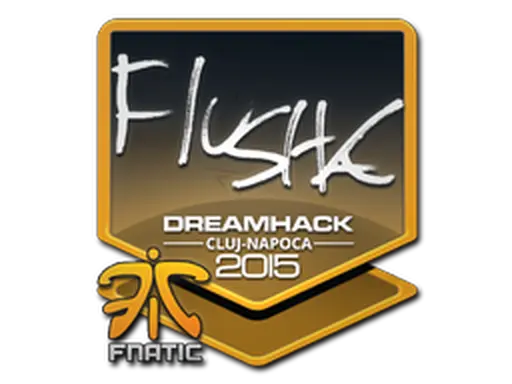 Sticker | flusha | Cluj-Napoca 2015