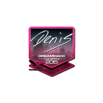 Sticker | denis (Foil) | Cluj-Napoca 2015