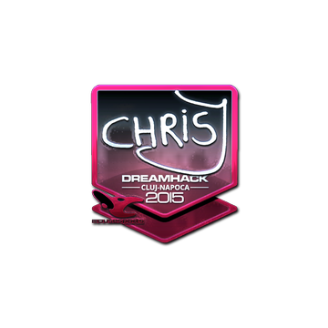 Sticker | chrisJ (Foil) | Cluj-Napoca 2015