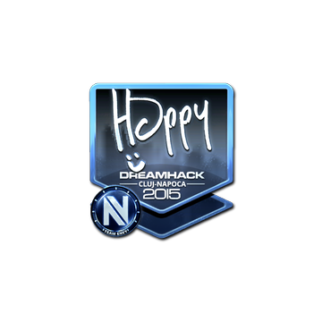 Sticker | Happy (Foil) | Cluj-Napoca 2015
