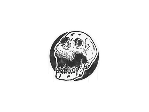 Sealed Graffiti | Rising Skull