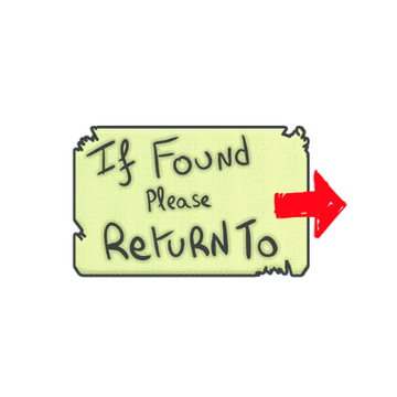 Sticker | Please Return To