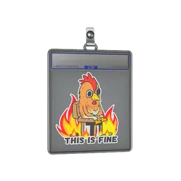 Sticker Slab | This Is Fine image