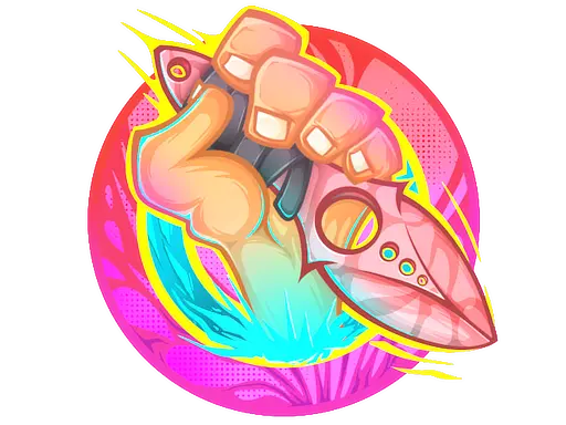 Sticker | Skelly Stabby