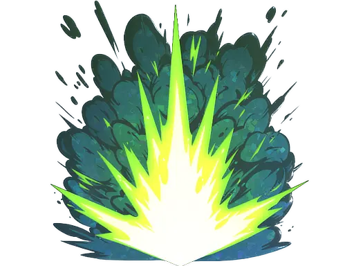 Sticker | Boom Detonation (Glitter)