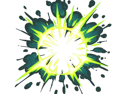 Sticker | Boom Epicenter (Glitter)