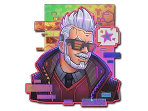 Sticker | Cyber Romanov (Holo)