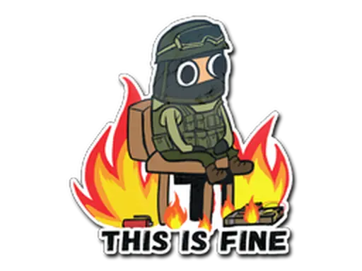 Sticker | This Is Fine (CT)