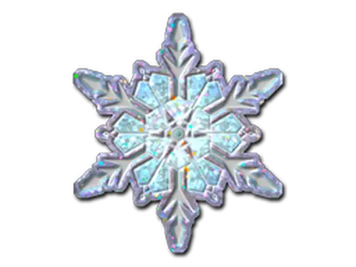 Sticker | Snowfall (Glitter)