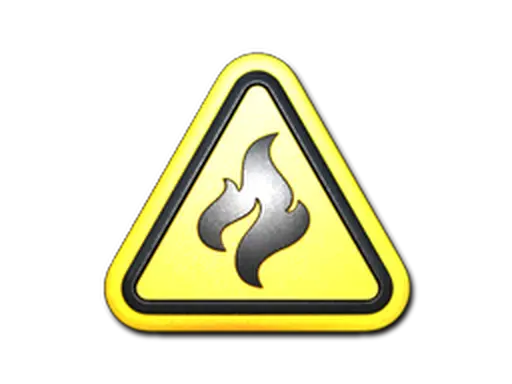 Sticker | Flammable (Foil)