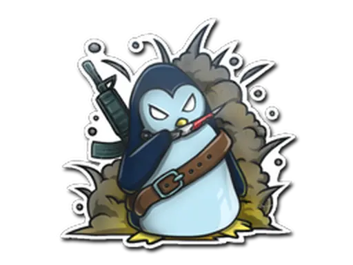 Sticker | War Penguin