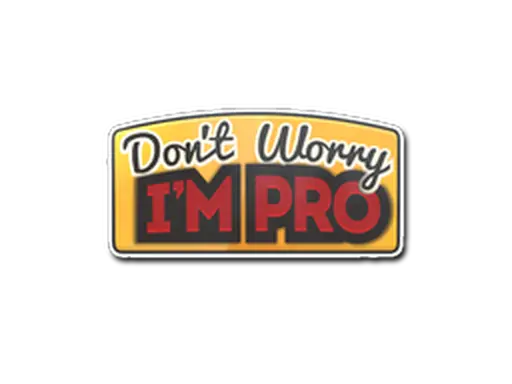 Sticker | Don't Worry, I'm Pro