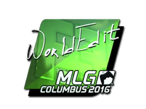 Sticker | WorldEdit (Foil) | MLG Columbus 2016