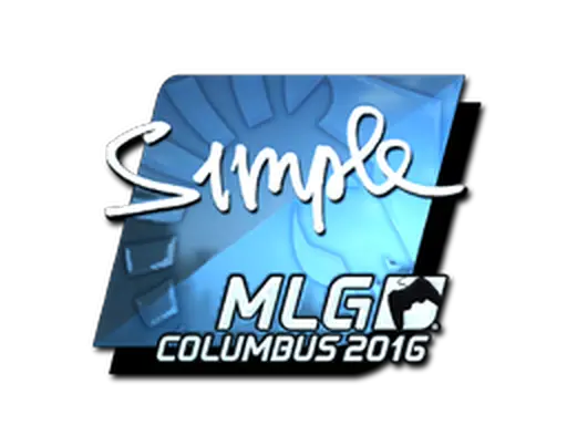 Sticker | s1mple (Foil) | MLG Columbus 2016
