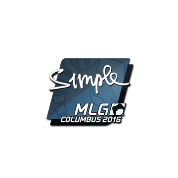 Sticker | s1mple | MLG Columbus 2016