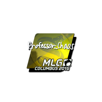 Sticker | Professor_Chaos (Foil) | MLG Columbus 2016