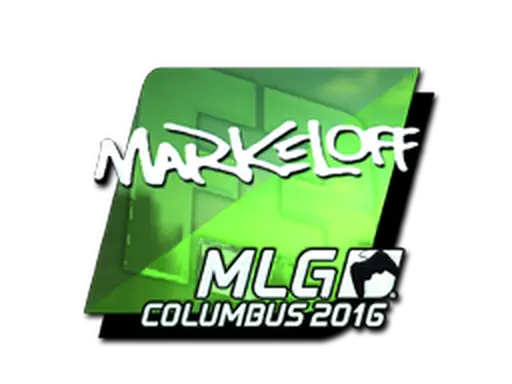 Sticker | markeloff (Foil) | MLG Columbus 2016