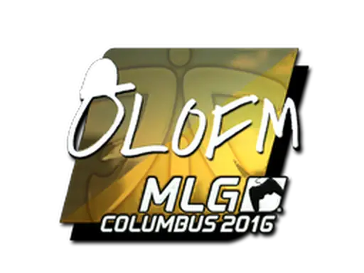 Sticker | olofmeister (Foil) | MLG Columbus 2016