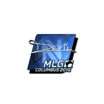 Sticker | DEVIL (Foil) | MLG Columbus 2016