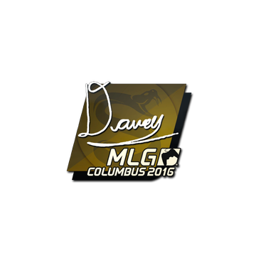 Sticker | DAVEY | MLG Columbus 2016