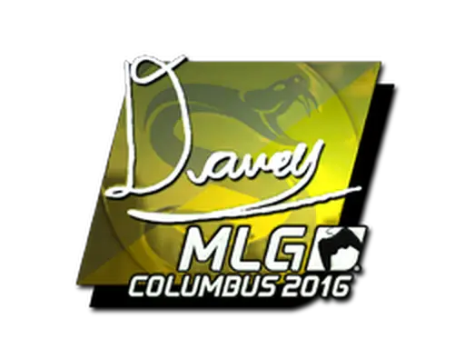 Sticker | DAVEY (Foil) | MLG Columbus 2016