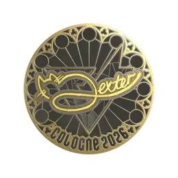 Sticker | dexter (Gold) | Cologne 2026 image