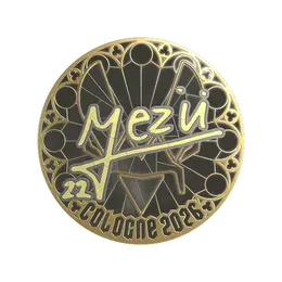 Sticker | mezii (Gold) | Cologne 2026 image