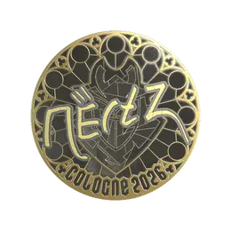 Sticker | NertZ (Gold) | Cologne 2026 image