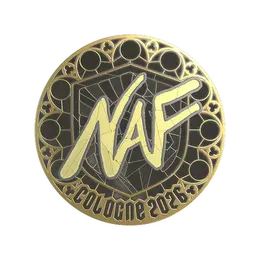 Sticker | NAF (Gold) | Cologne 2026 image