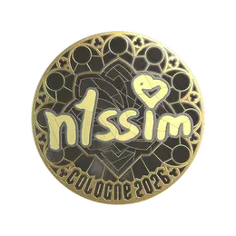 Sticker | n1ssim (Gold) | Cologne 2026 image