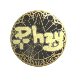 Sticker | phzy (Gold) | Cologne 2026 image