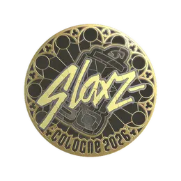 Sticker | slaxz- (Gold) | Cologne 2026 image