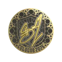 Sticker | siuhy (Gold) | Cologne 2026 image