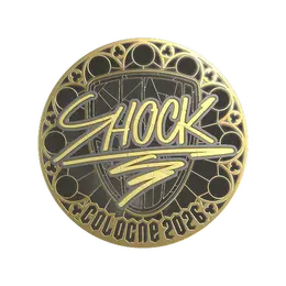 Sticker | SHOCK (Gold) | Cologne 2026 image