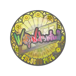 Sticker | w0nderful (Holo) | Cologne 2026 image