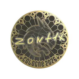 Sticker | zont1x (Gold) | Cologne 2026 image